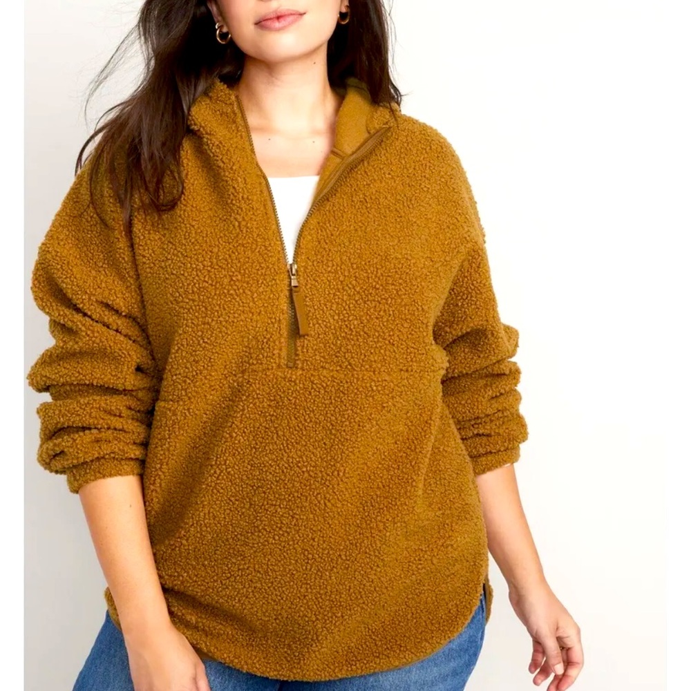 Teddy Pullover Zip-up Hoodie